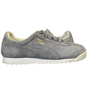 MENS PUMA ROMA DISTRESSED NBK DRIZZLE WHISPER WHITE SIZE 10 US EUR 43 UK 9 CM 28